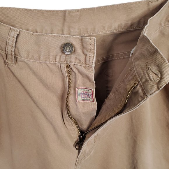 Polo Ralph Lauren Mens Size 38/30 Pants Classic Straight 650 Chino Khaki Tan - Picture 11 of 13